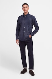 Barbour® Navy Lomand Tartan Check Shirt - Image 4 of 8