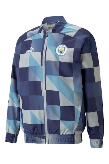 Puma Grey Manchester City Prematch Jacket
