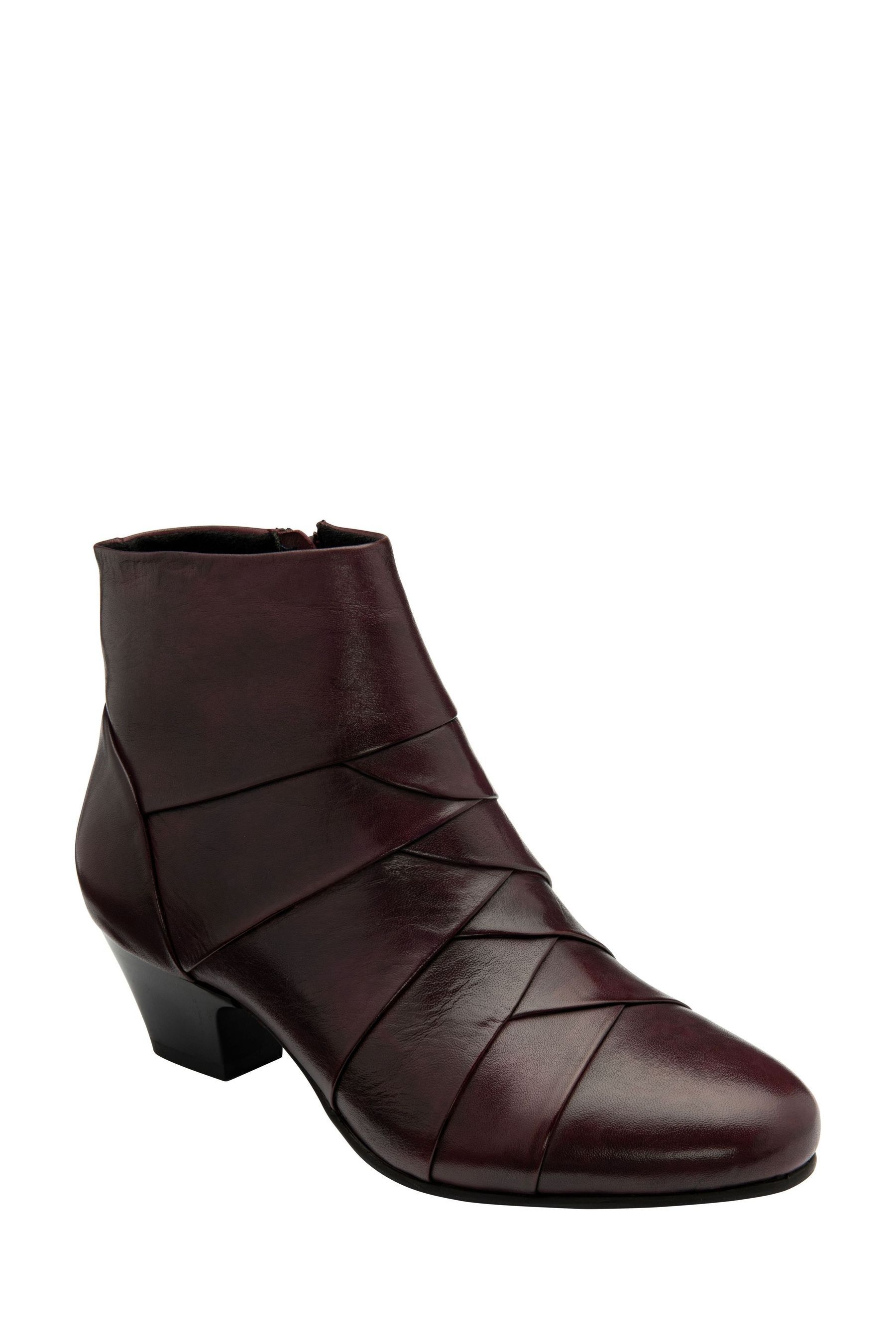 Buy Lotus Purple Leather Ankle Boots from the Next UK online shop