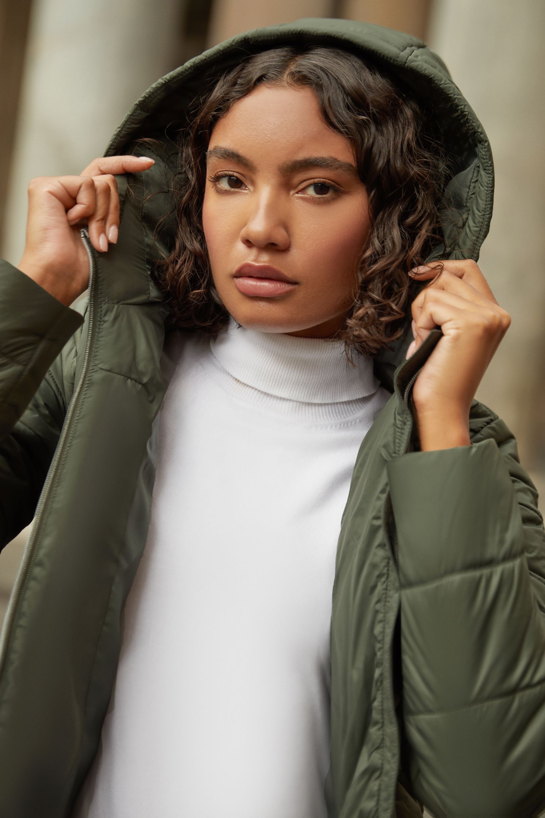 Women's petite quilted jacket 2025