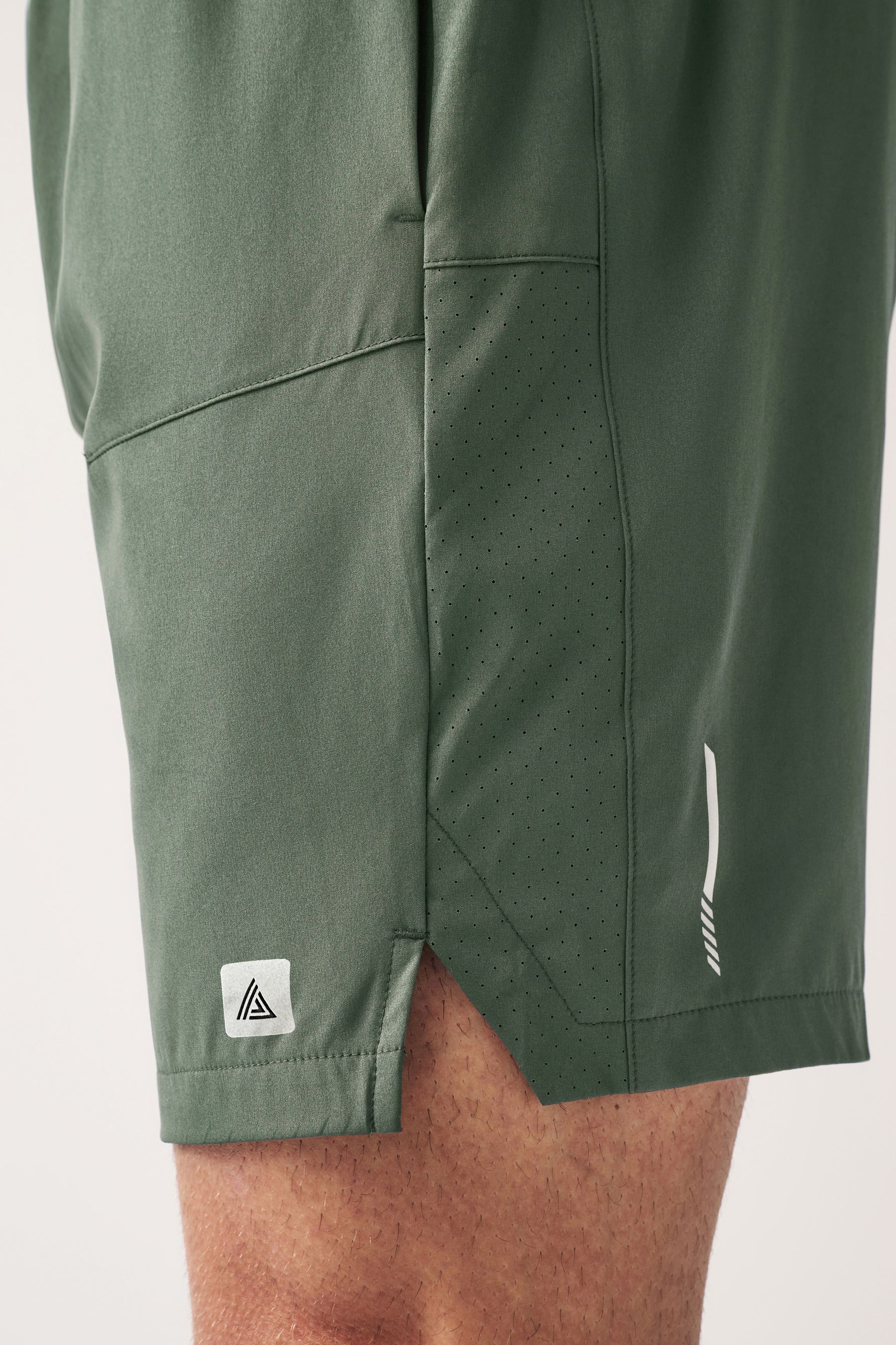 Khaki colored athletic shorts online