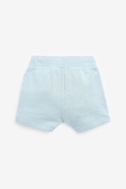 Light Blue Plain Sweat T-Shirt And Shorts Set (3mths-7yrs) - Image 7 of 8