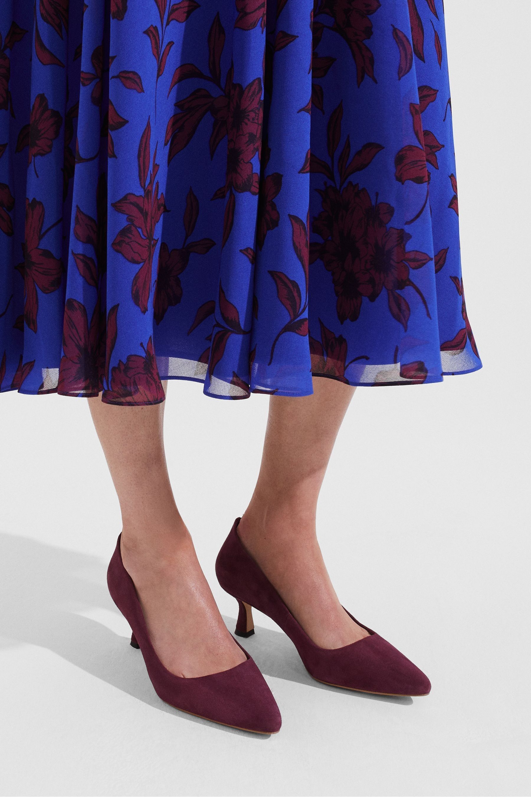 Buy Hobbs Purple Esther Court Shoes from Next Qatar