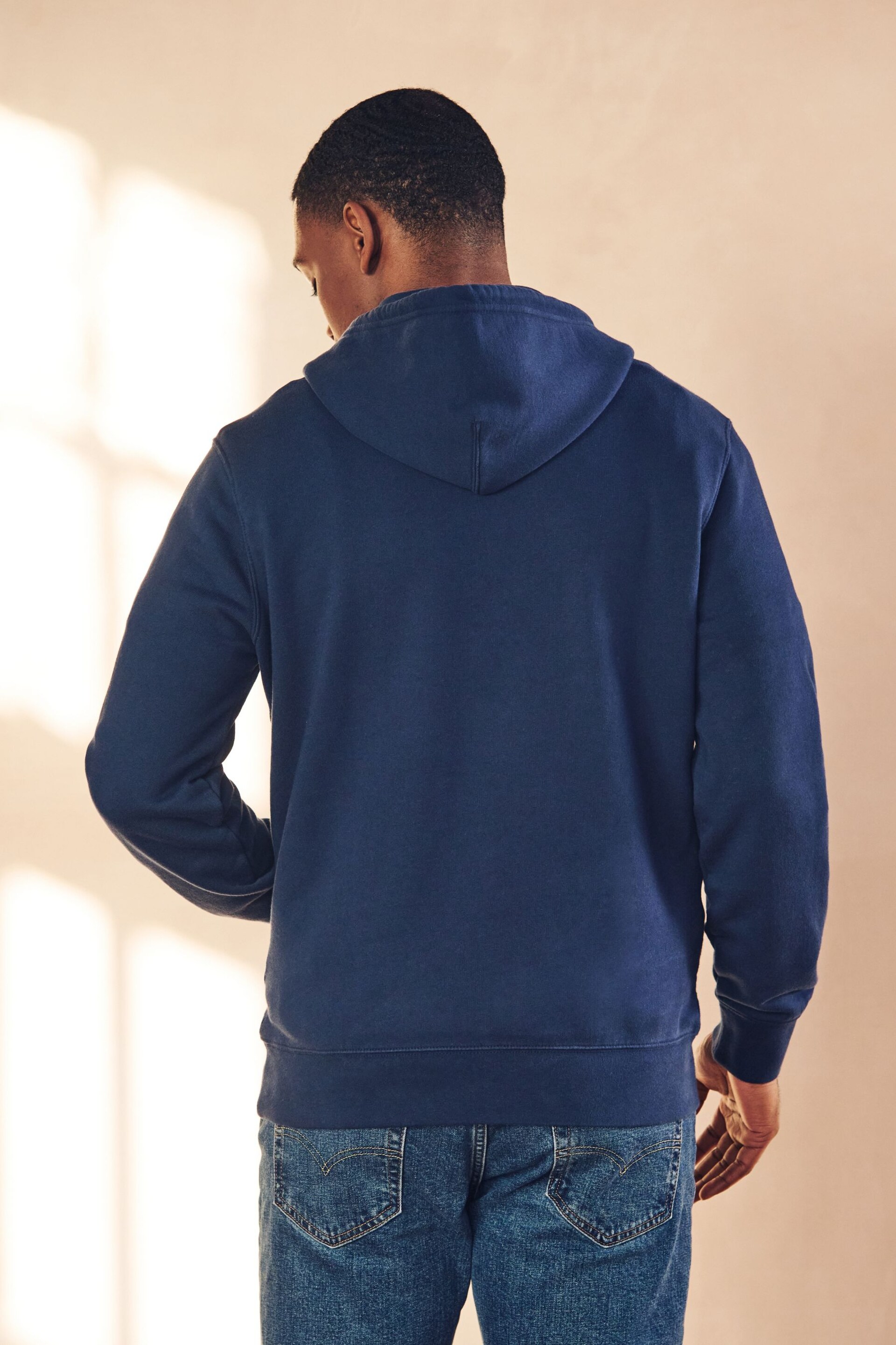 Levi's® Blue Original Hoodie - Image 3 of 4