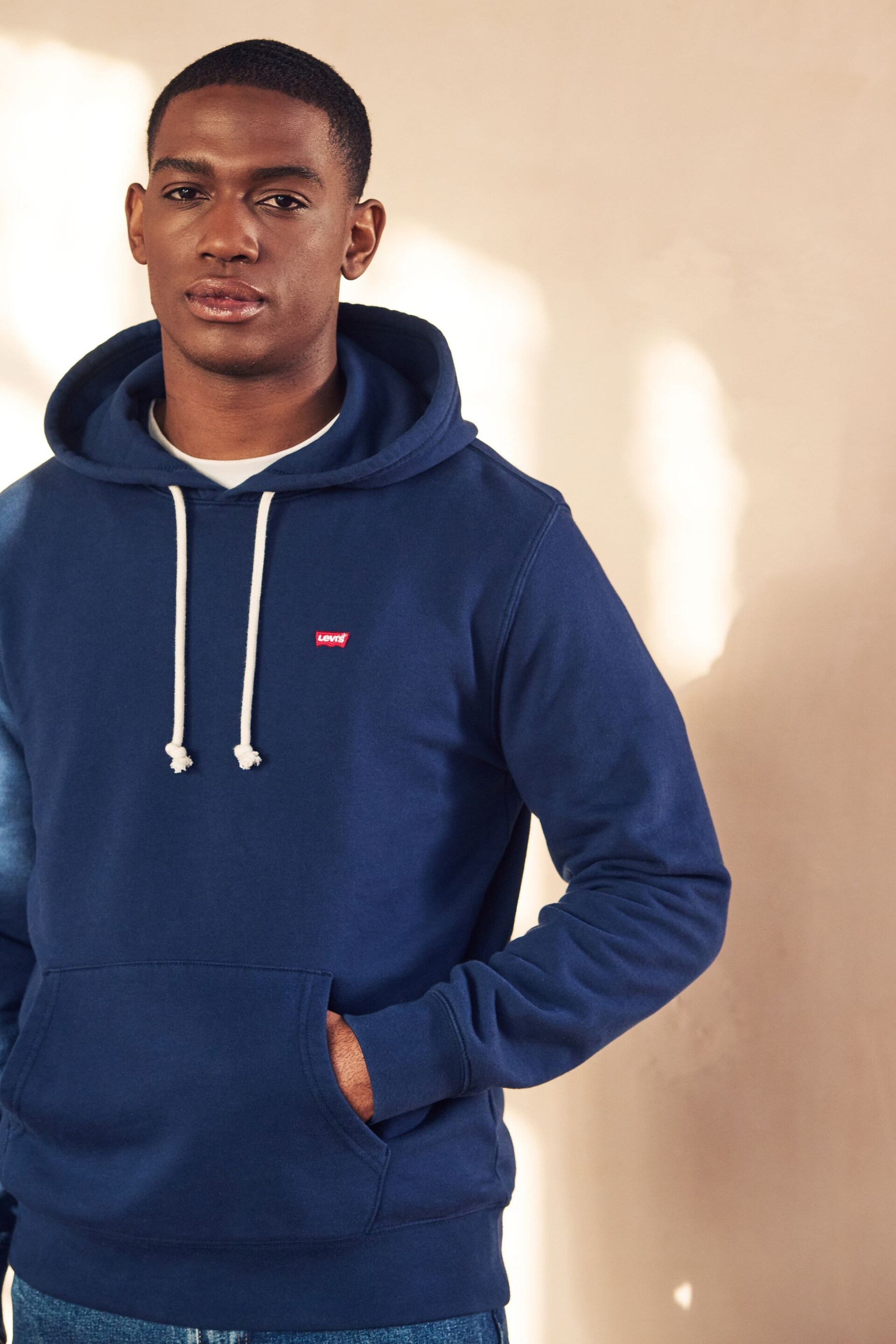 Levi's® Blue Original Hoodie - Image 4 of 4