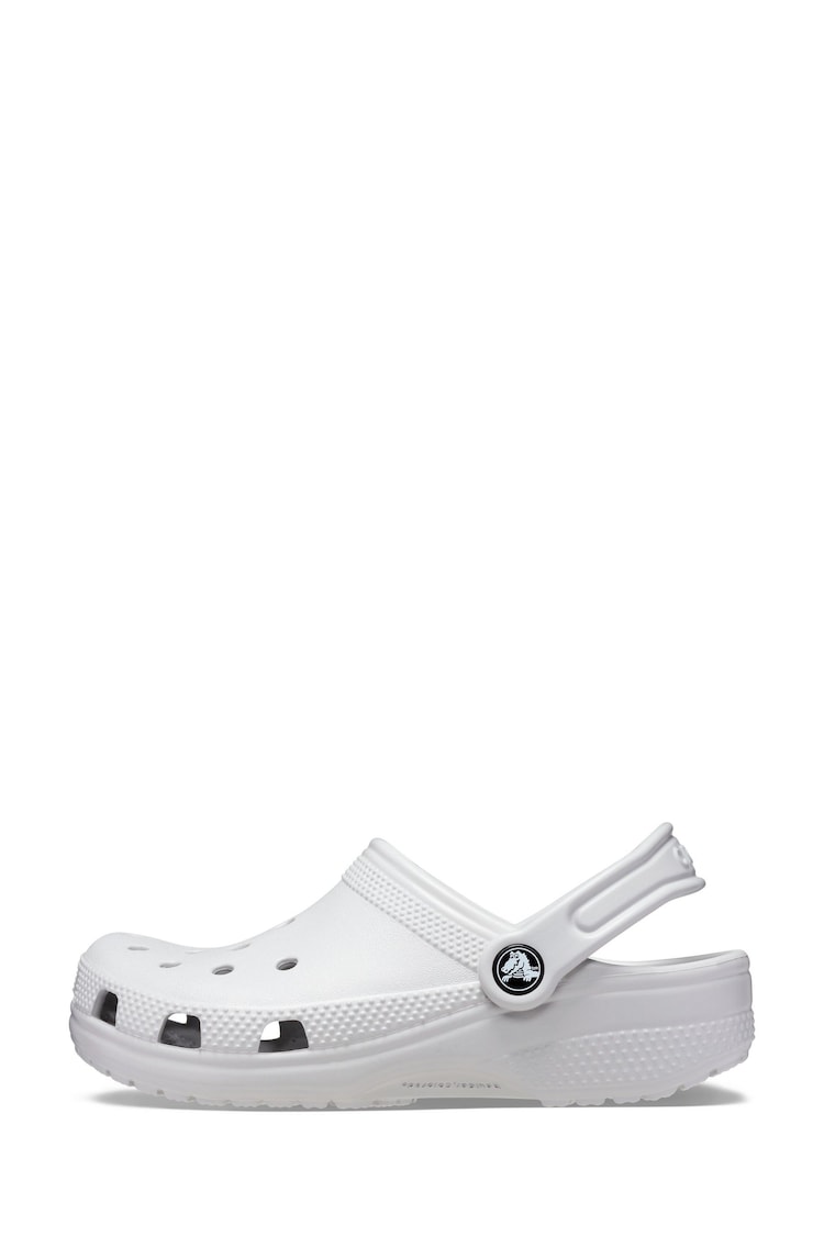 Crocs Grey Classic Kids Unisex Clogs - Image 2 of 7