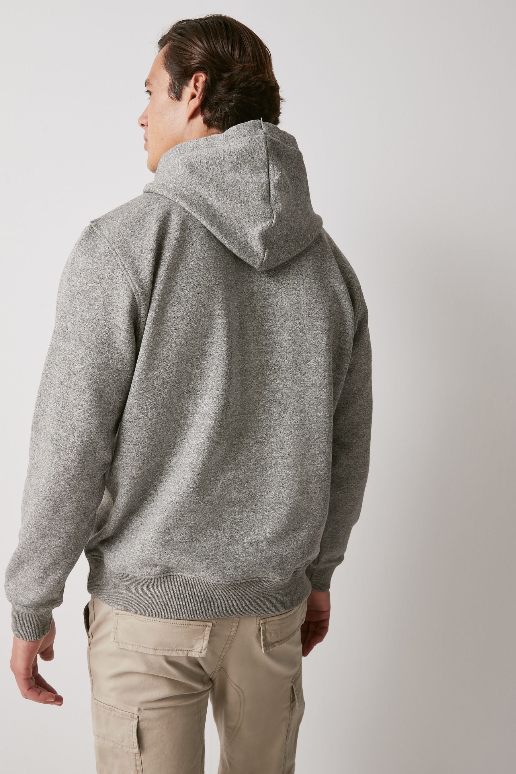 Jersey lined hoodie clearance