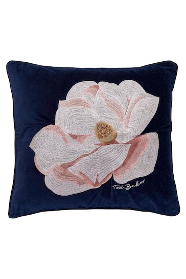 Ted Baker Blue Opal Floral Cushion