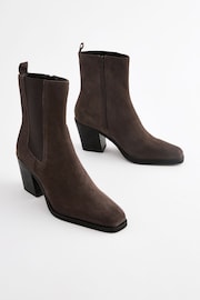 Chocolate Brown Forever Comfort® Formal Western Boots - Image 6 of 11