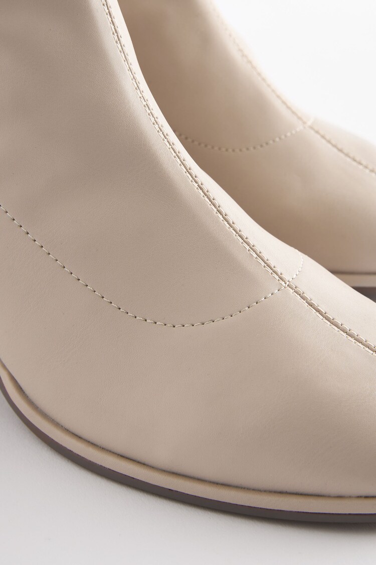 Bone Cream Regular/Wide Fit Forever Comfort® Ankle Sock Boots - Image 3 of 6