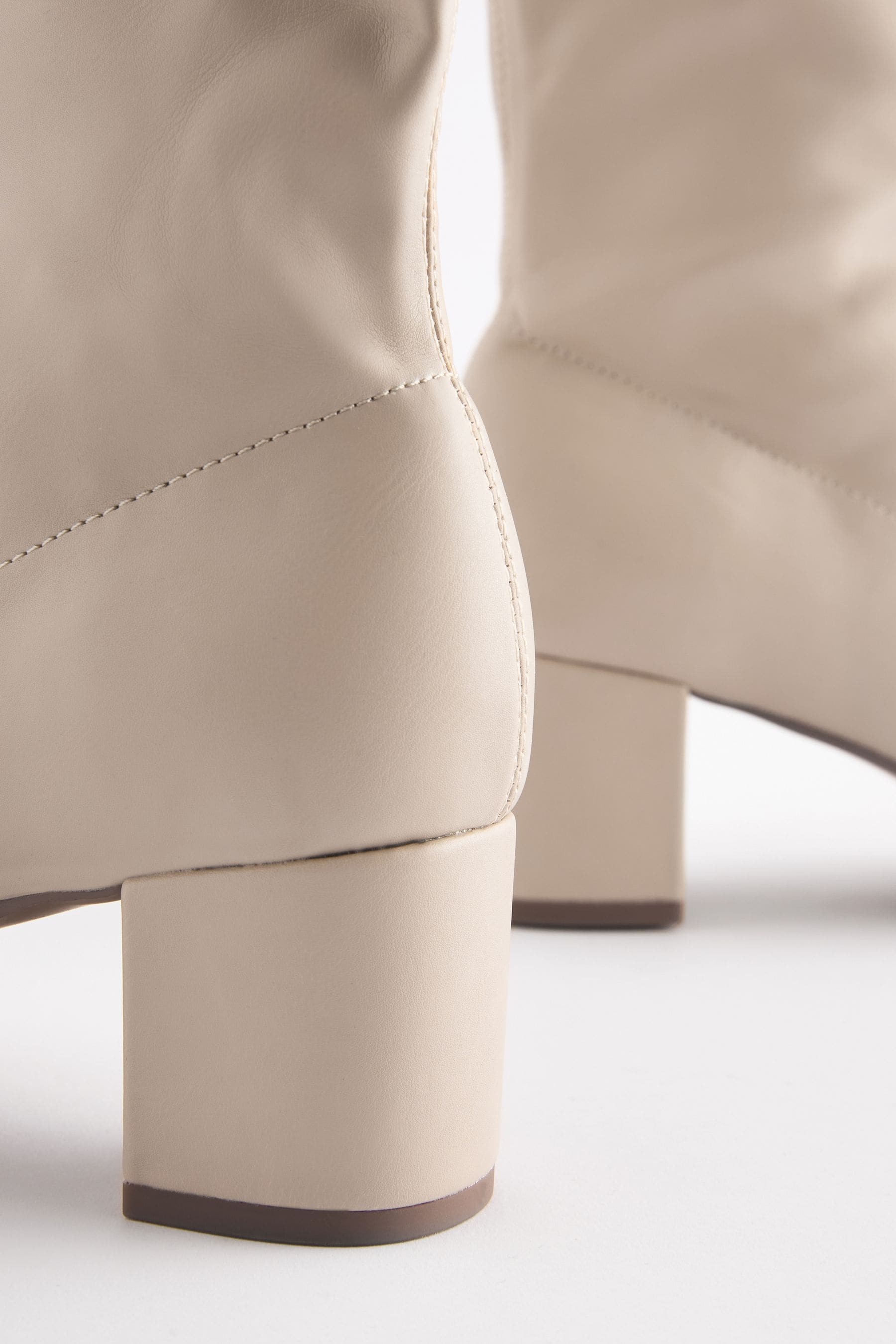 Beige sock heels clearance