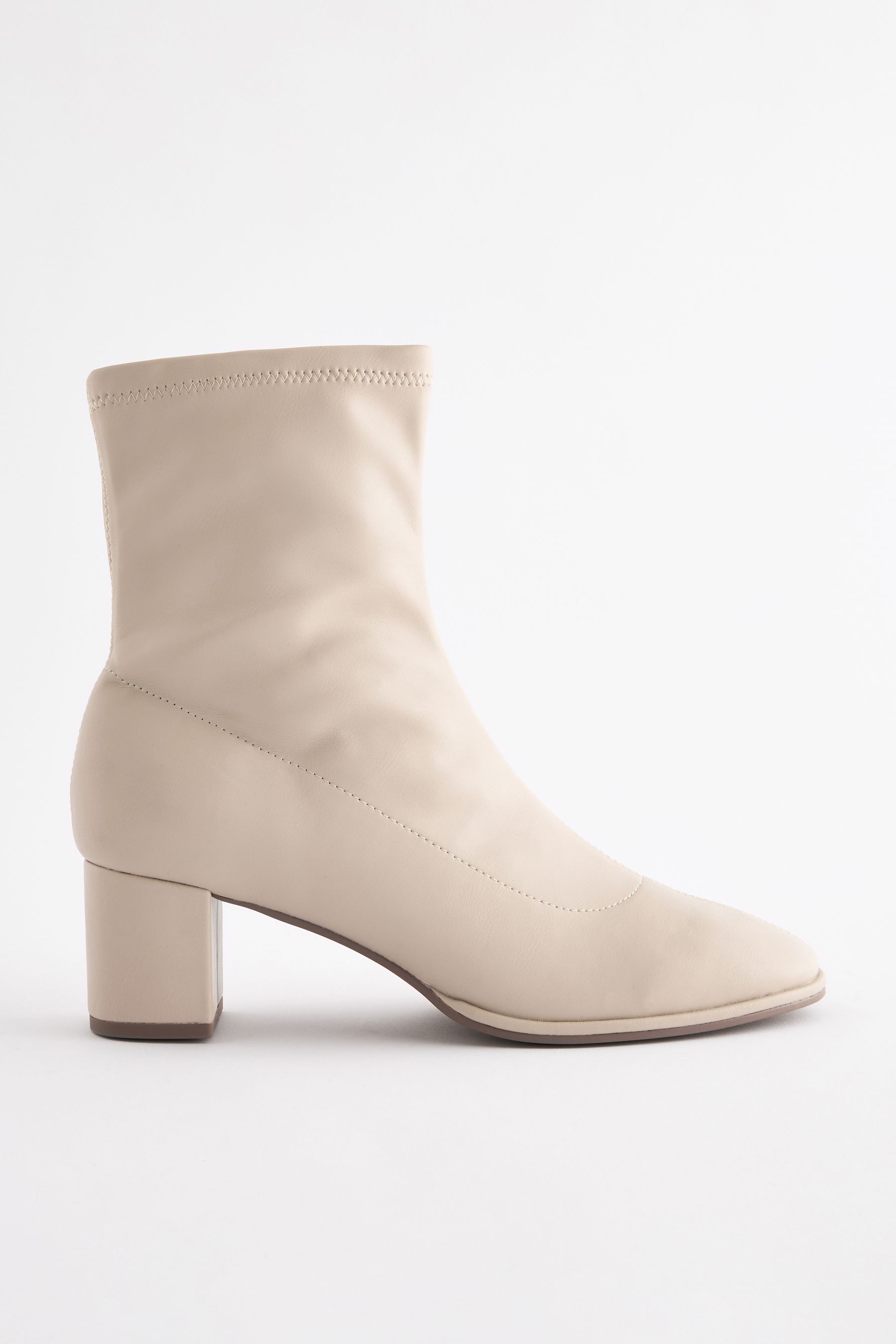 White ankle sock boots clearance