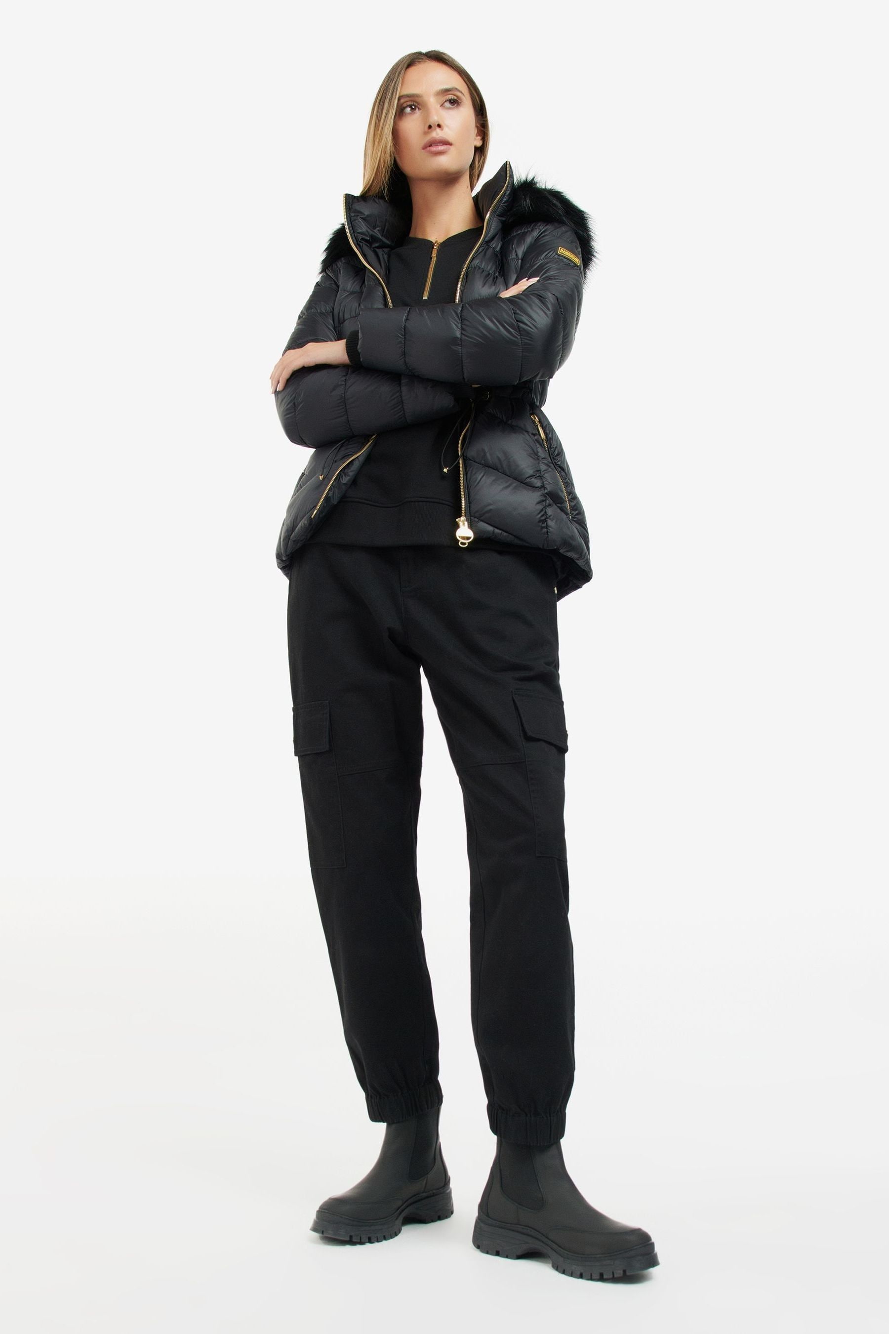 Barbour international island quilted jacket top