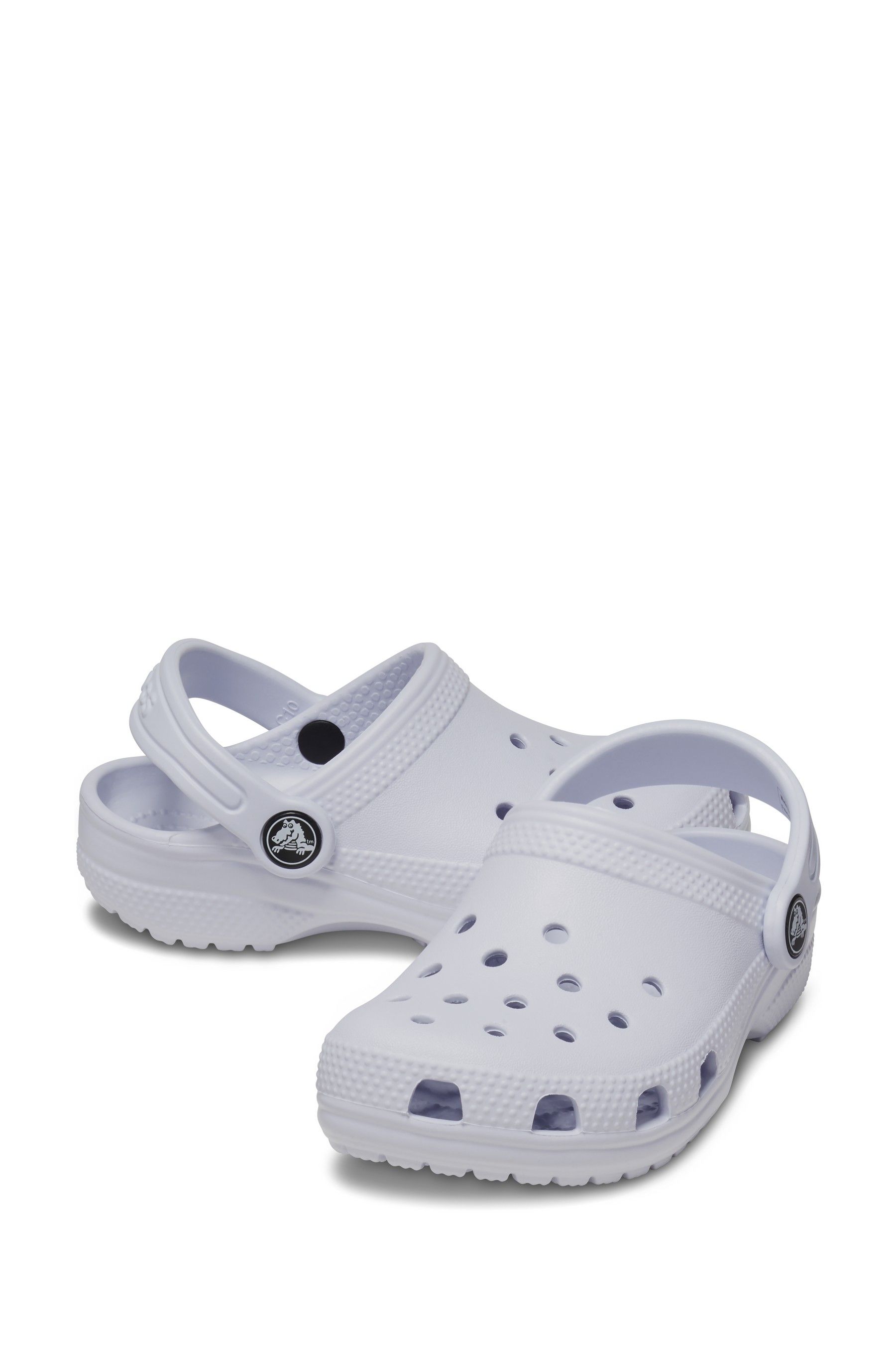 Blue and purple crocs cheap