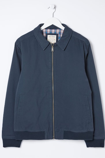 FatFace Blue Chester Bomber Jacket