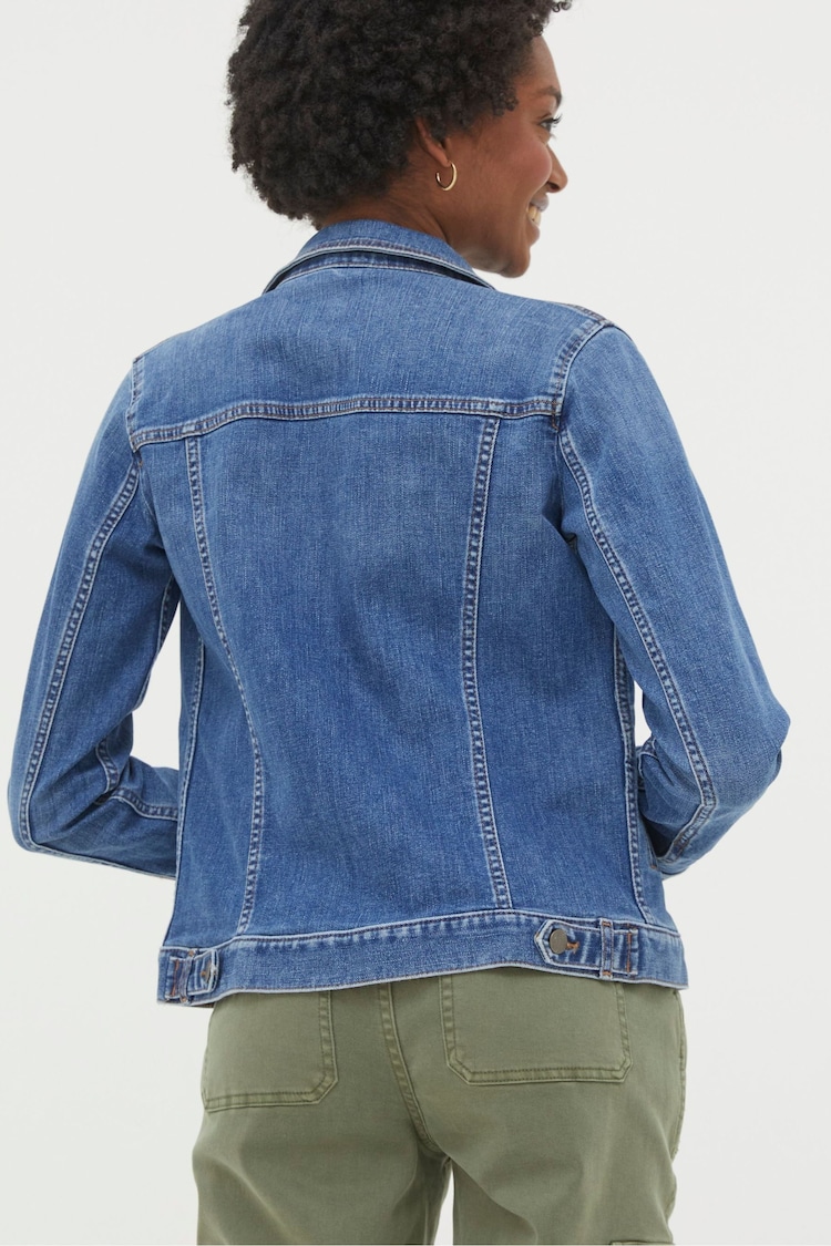 FatFace Tasha Blue Denim Jacket - Image 2 of 6