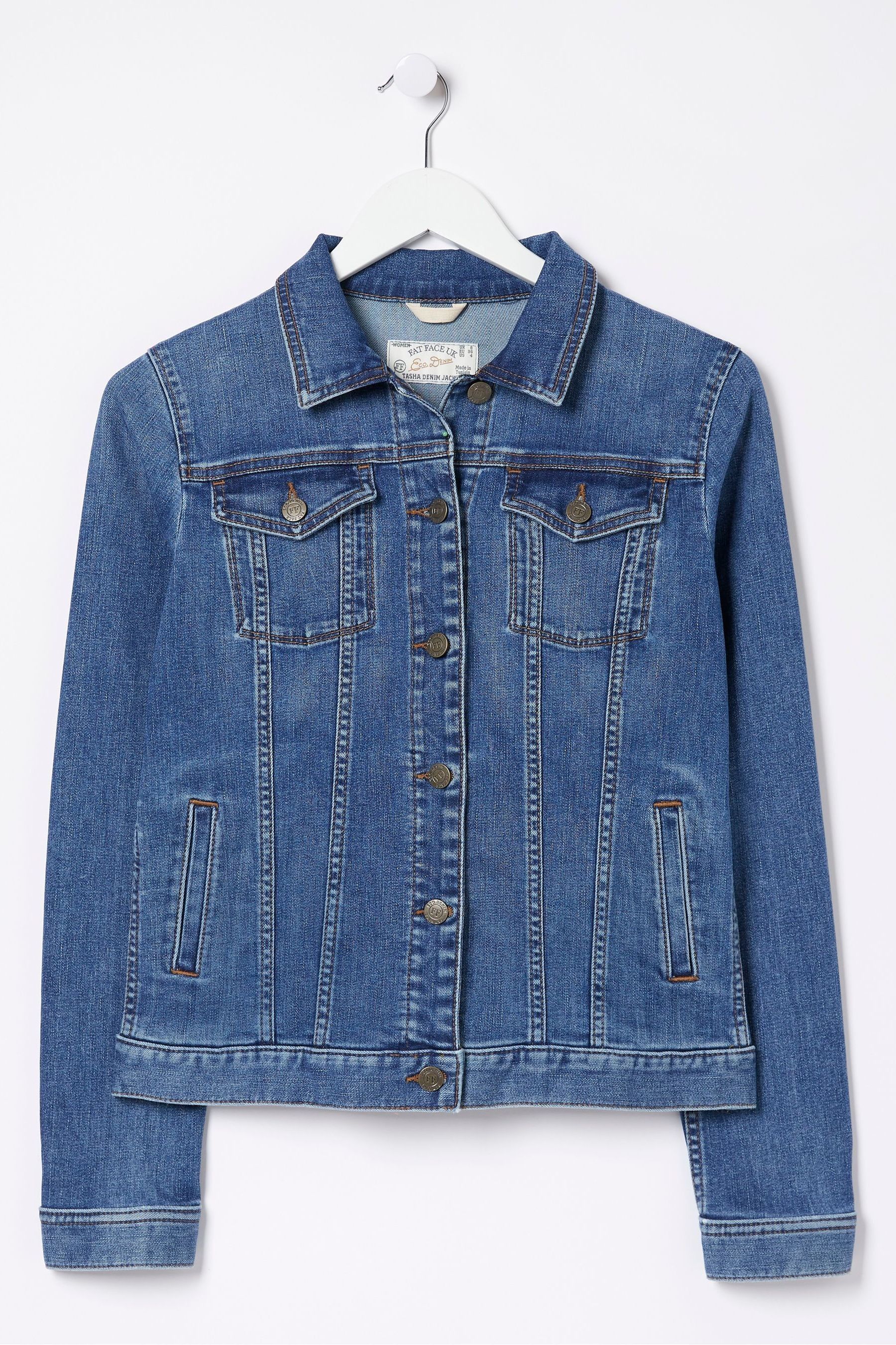 Fat face ladies denim jacket discount