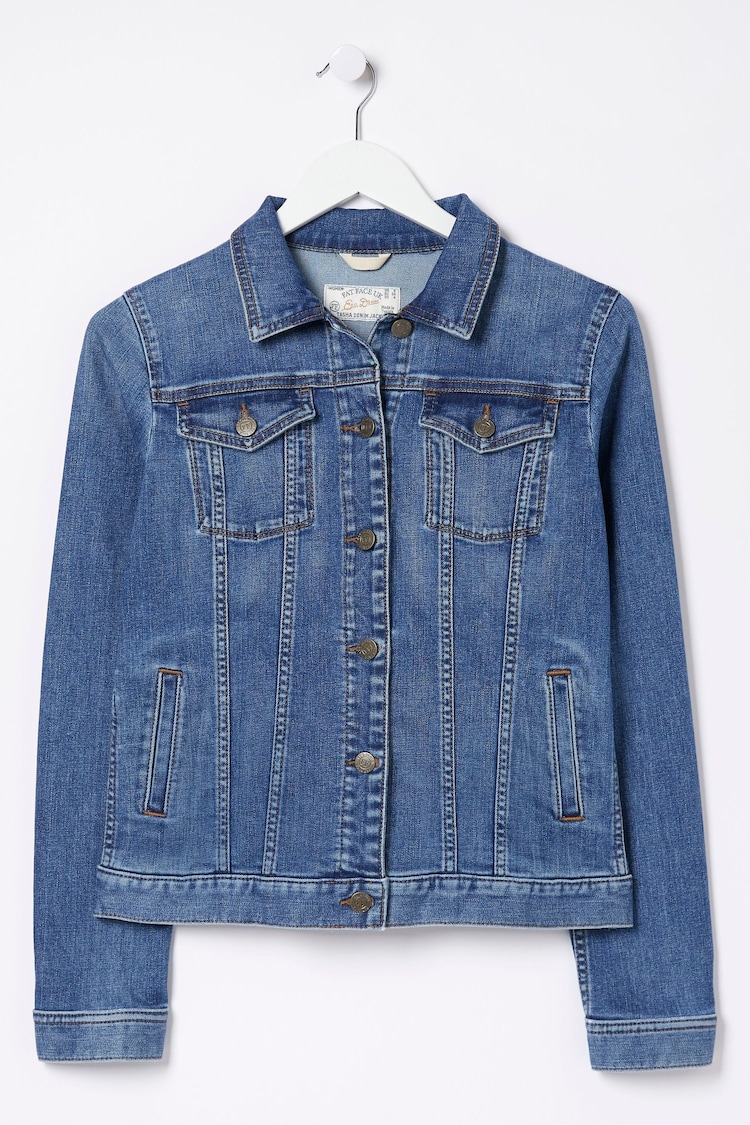 FatFace Tasha Blue Denim Jacket - Image 6 of 6