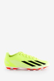adidas Yellow Football X Crazyfast Club Flexible Ground Adult Boots - Image 2 of 6