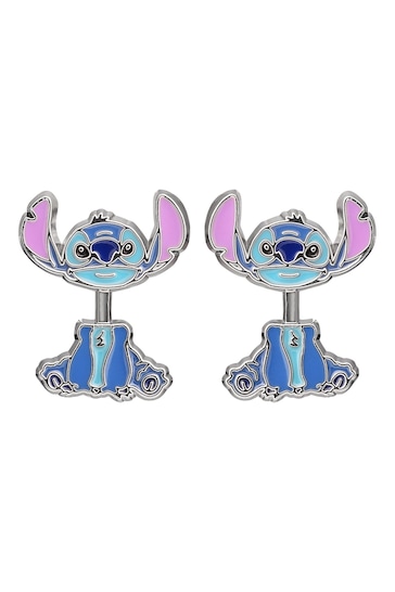 Peers Hardy Blue Disney Lilo And Stitch Costume Enamel Earrings