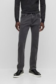 BOSS Dark Grey Delaware Slim Fit Jeans - Image 1 of 5