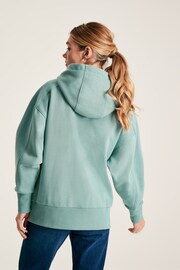 Joules Cara Blue Oversized Hoodie - Image 2 of 6