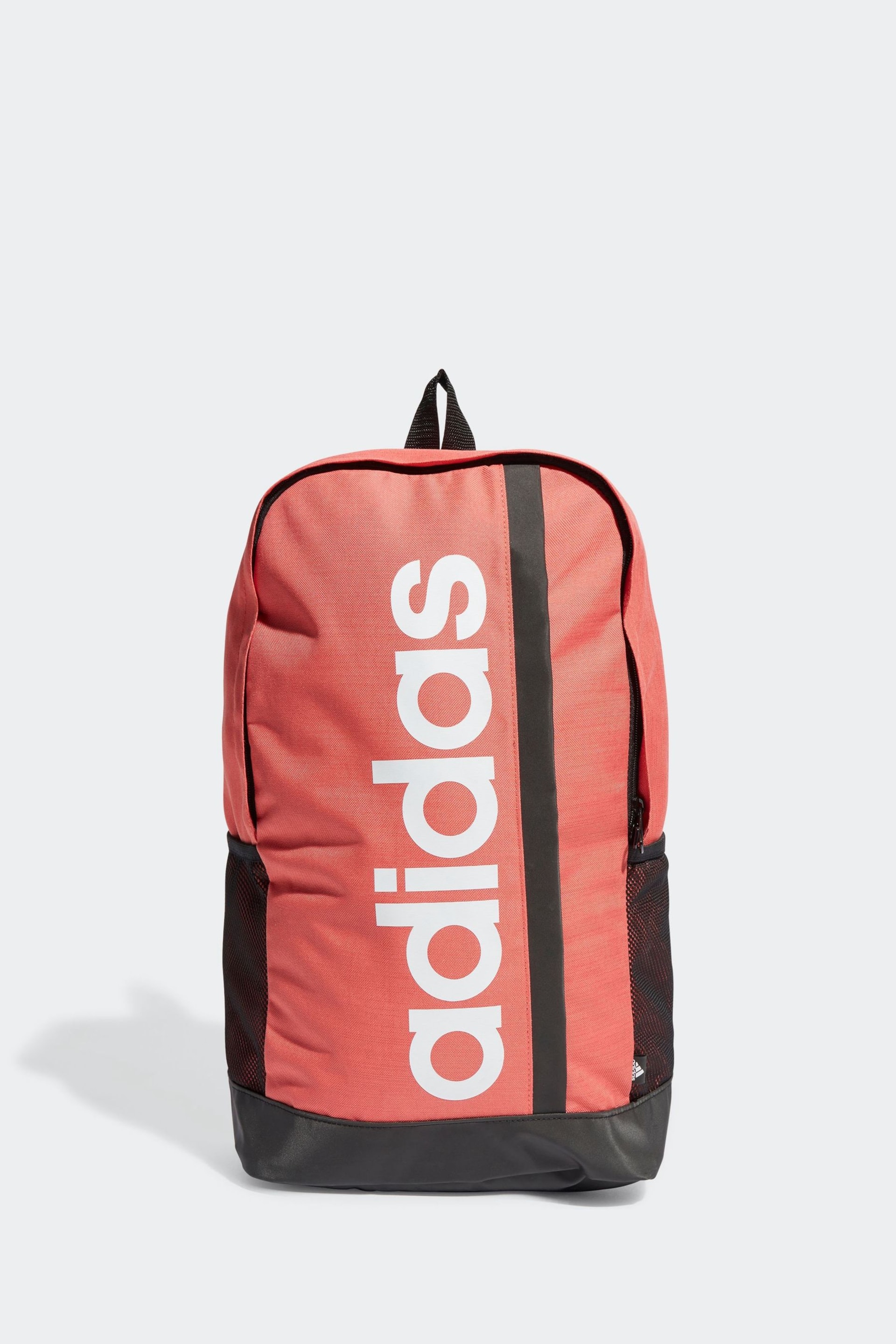 adidas Red Essentials Linear Backpack - Image 3 of 5