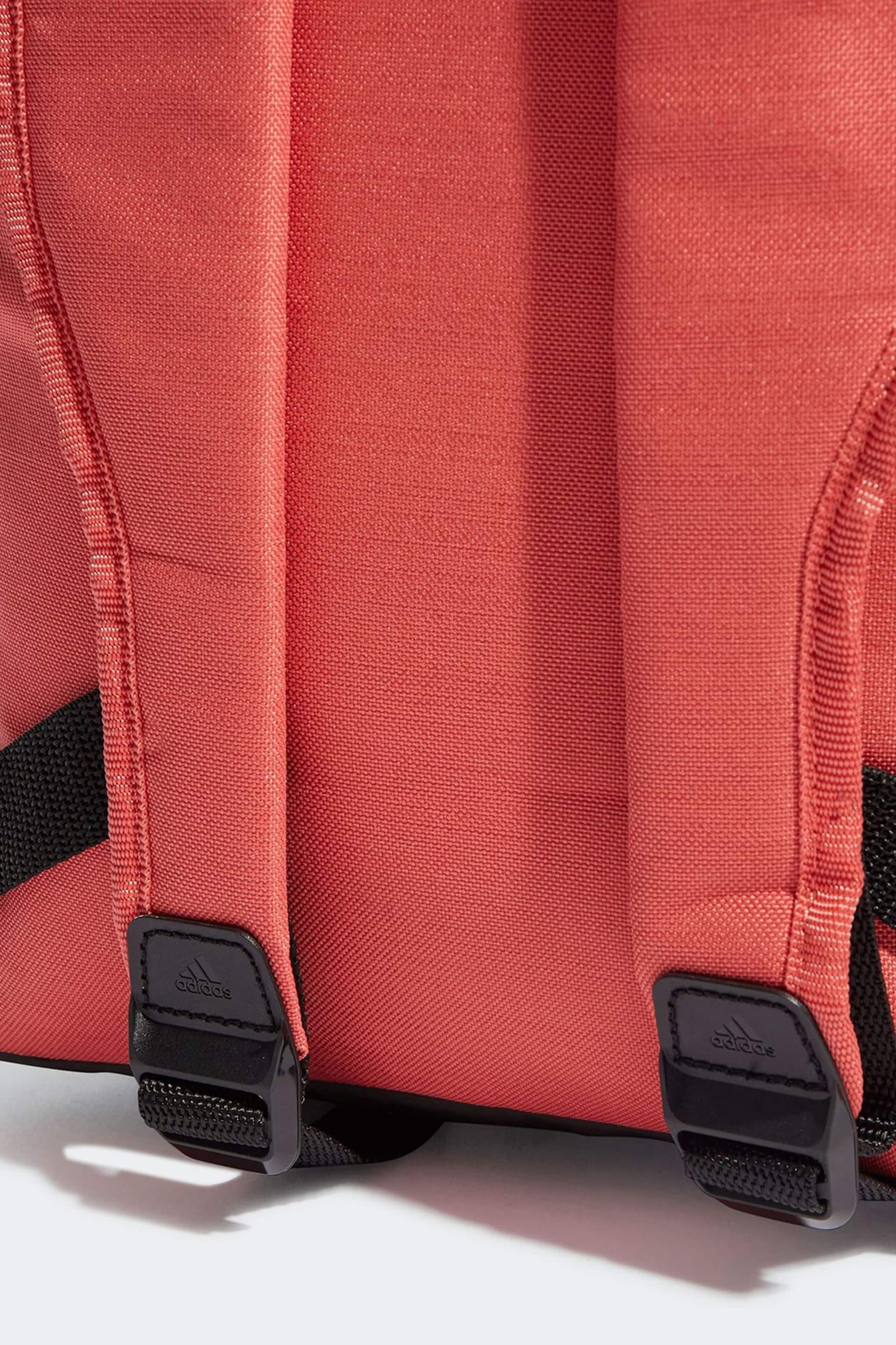adidas Red Essentials Linear Backpack - Image 5 of 5