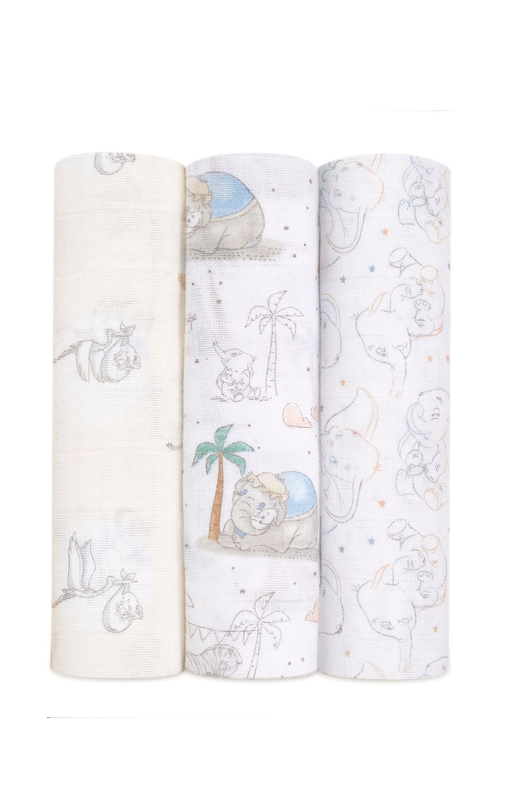Buy aden anais White Large 100 Cotton Muslin Blankets 3 Pack from Next Luxembourg