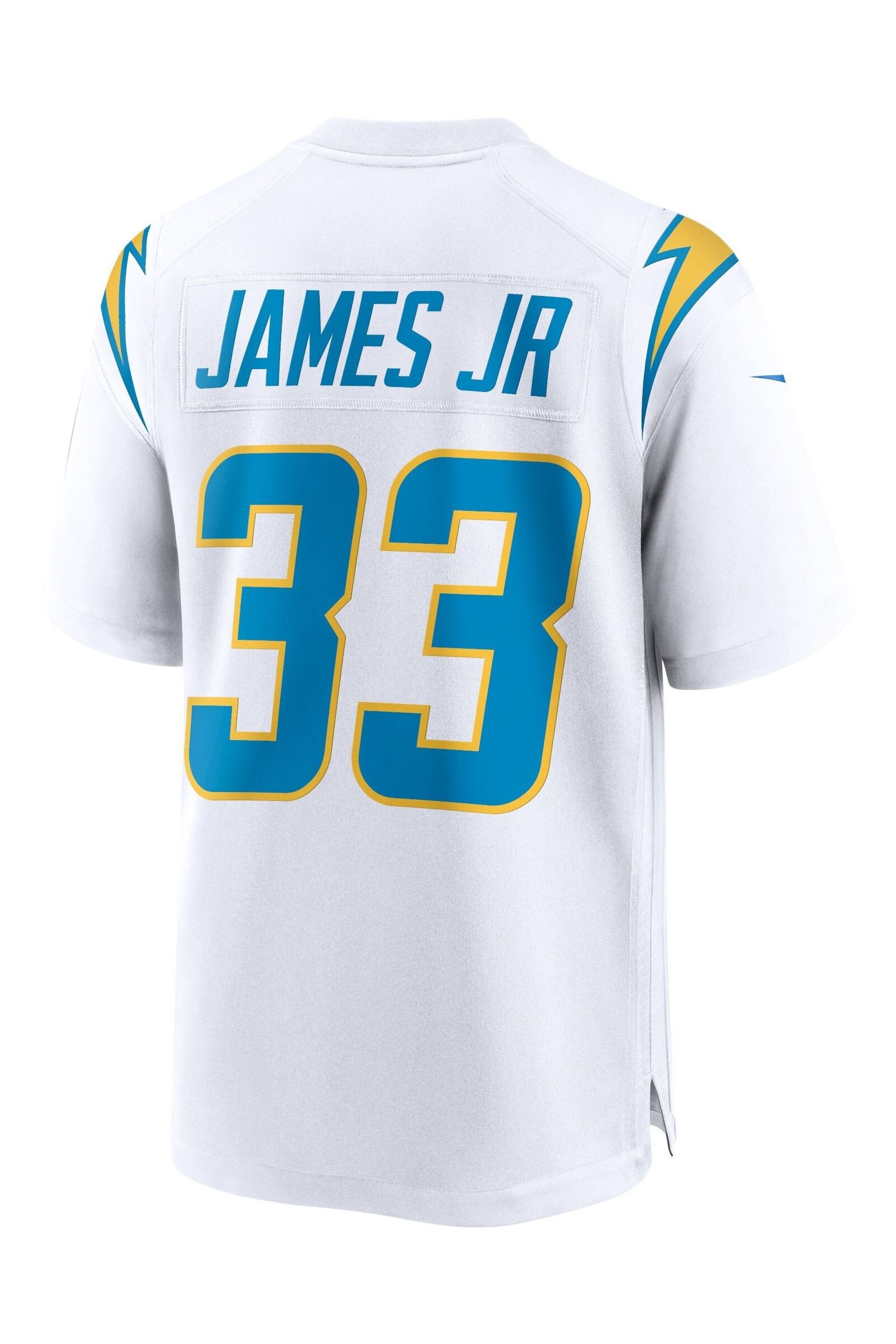 White chargers jersey on sale