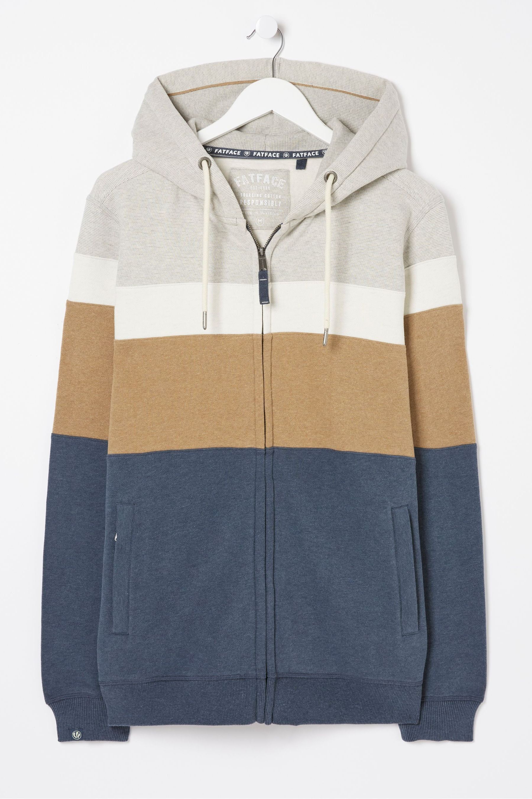 Acheter FatFace Cut And Sew Zip Up Hoodie from Next Luxembourg