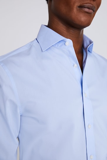 MOSS Tailored Fit Double Cuff Stretch Shirt