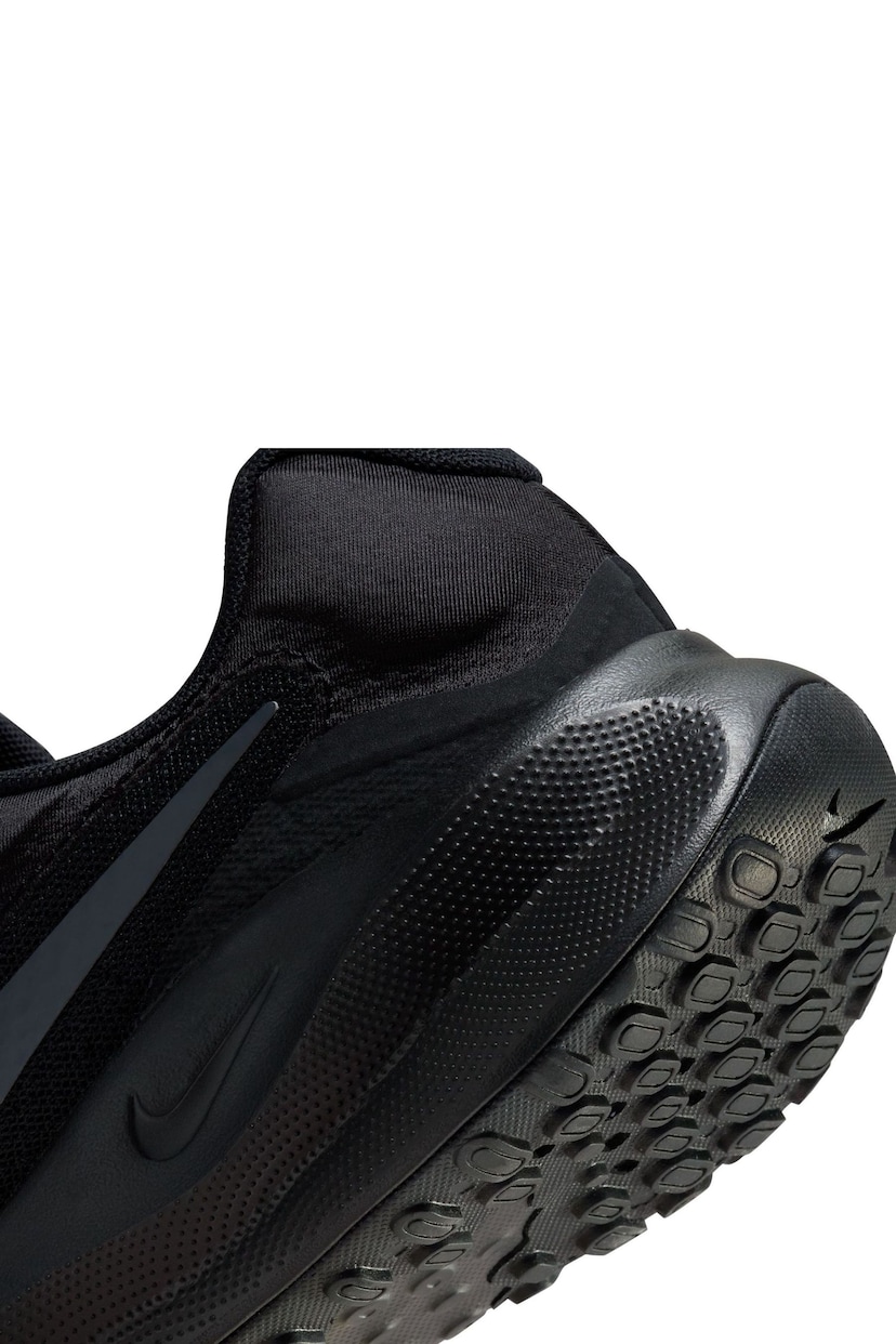 Nike Black Regular Fit Revolution 7 Road Running Trainers - Image 11 of 12