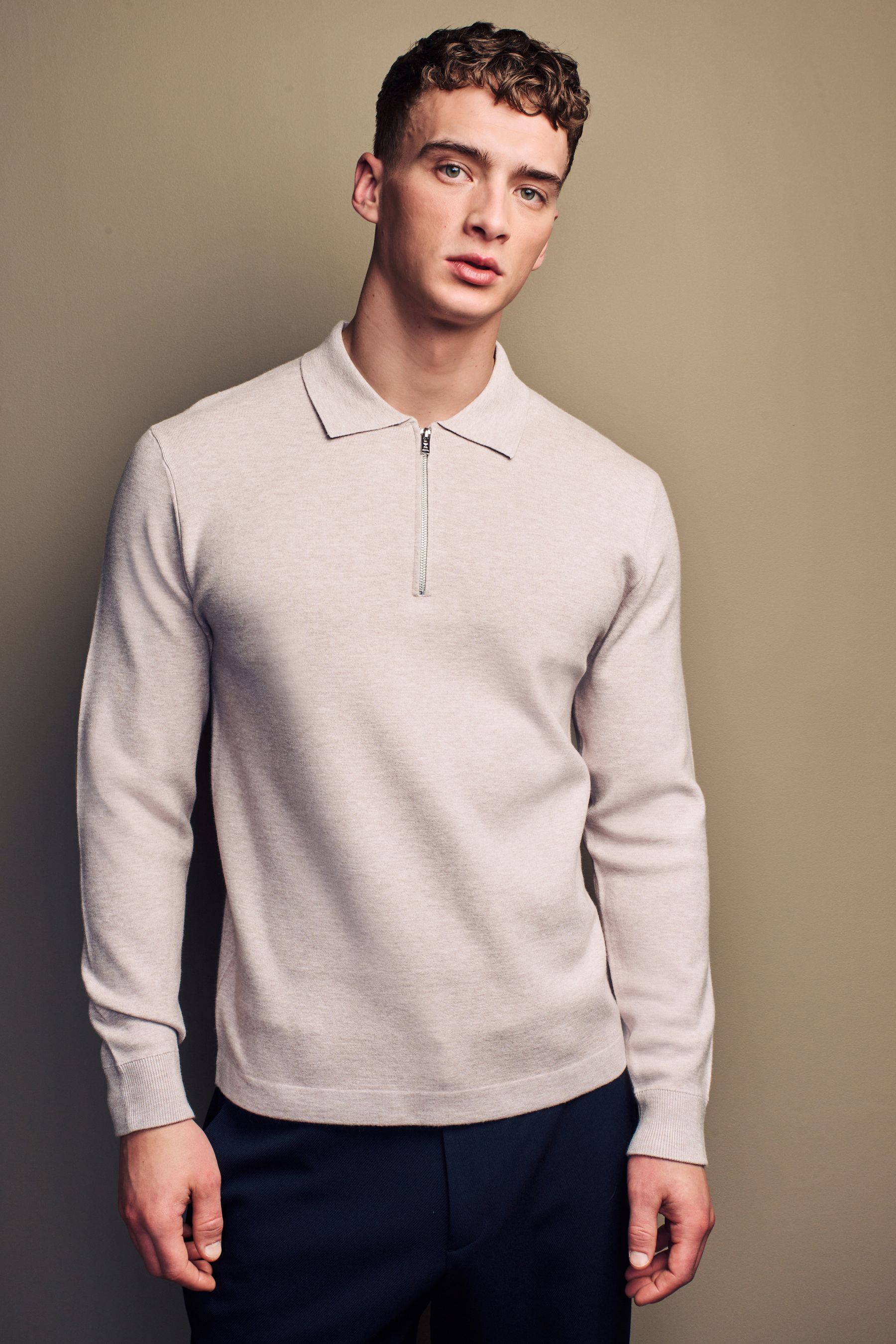 Quarter zip long sleeve shirt best sale
