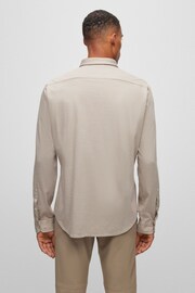 BOSS Beige Biado Long Sleeve Jersey Shirt - Image 2 of 6