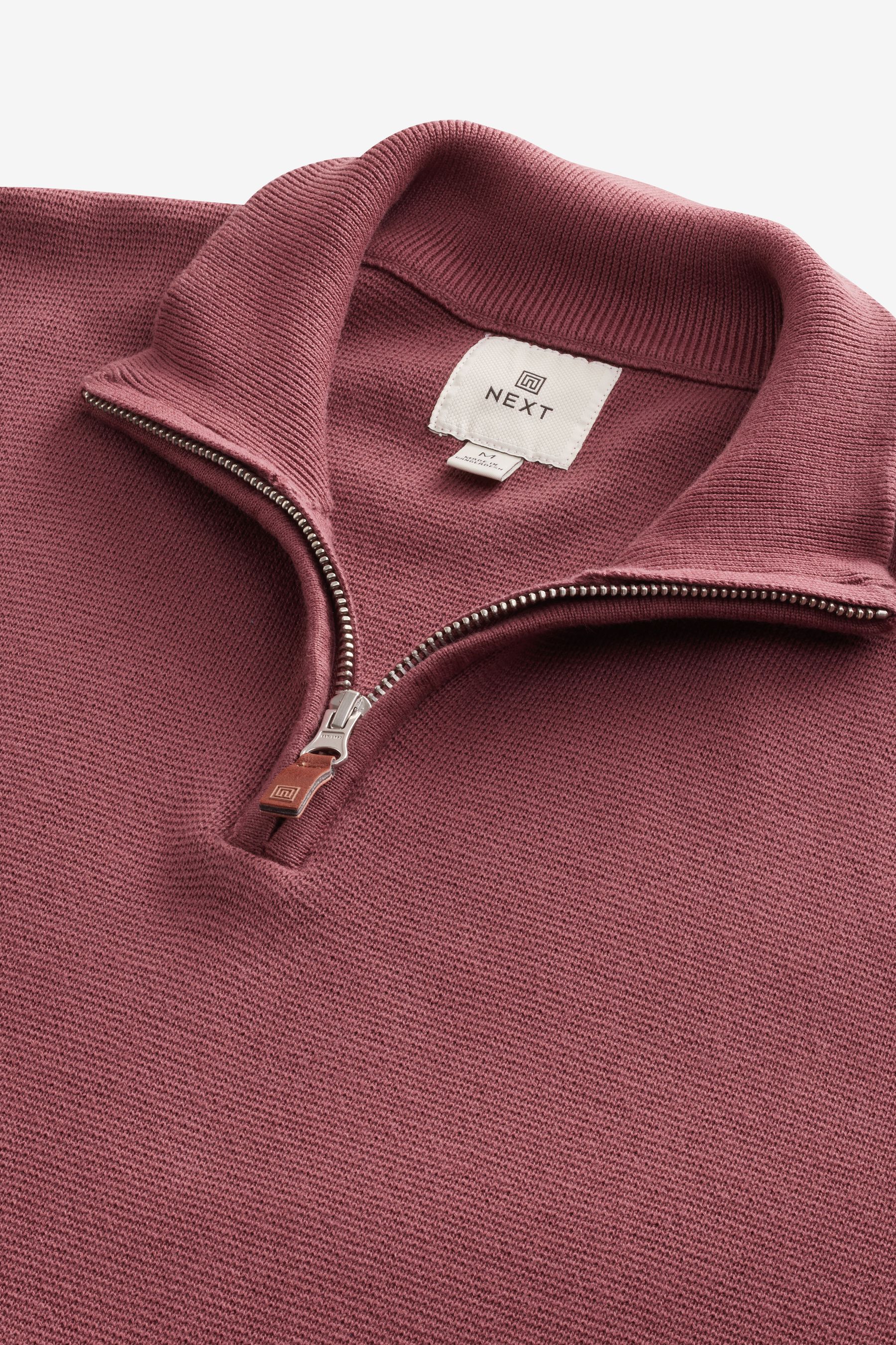 Next half zip jumper top