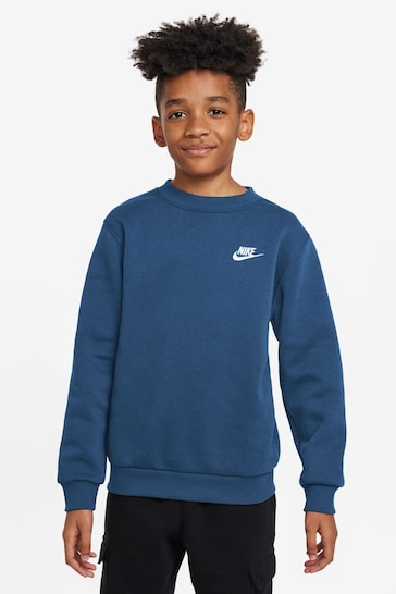 Nike Blue Club Fleece Sweatshirt