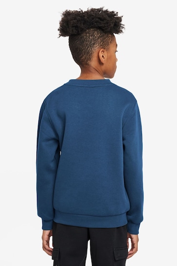 Nike Blue Club Fleece Sweatshirt