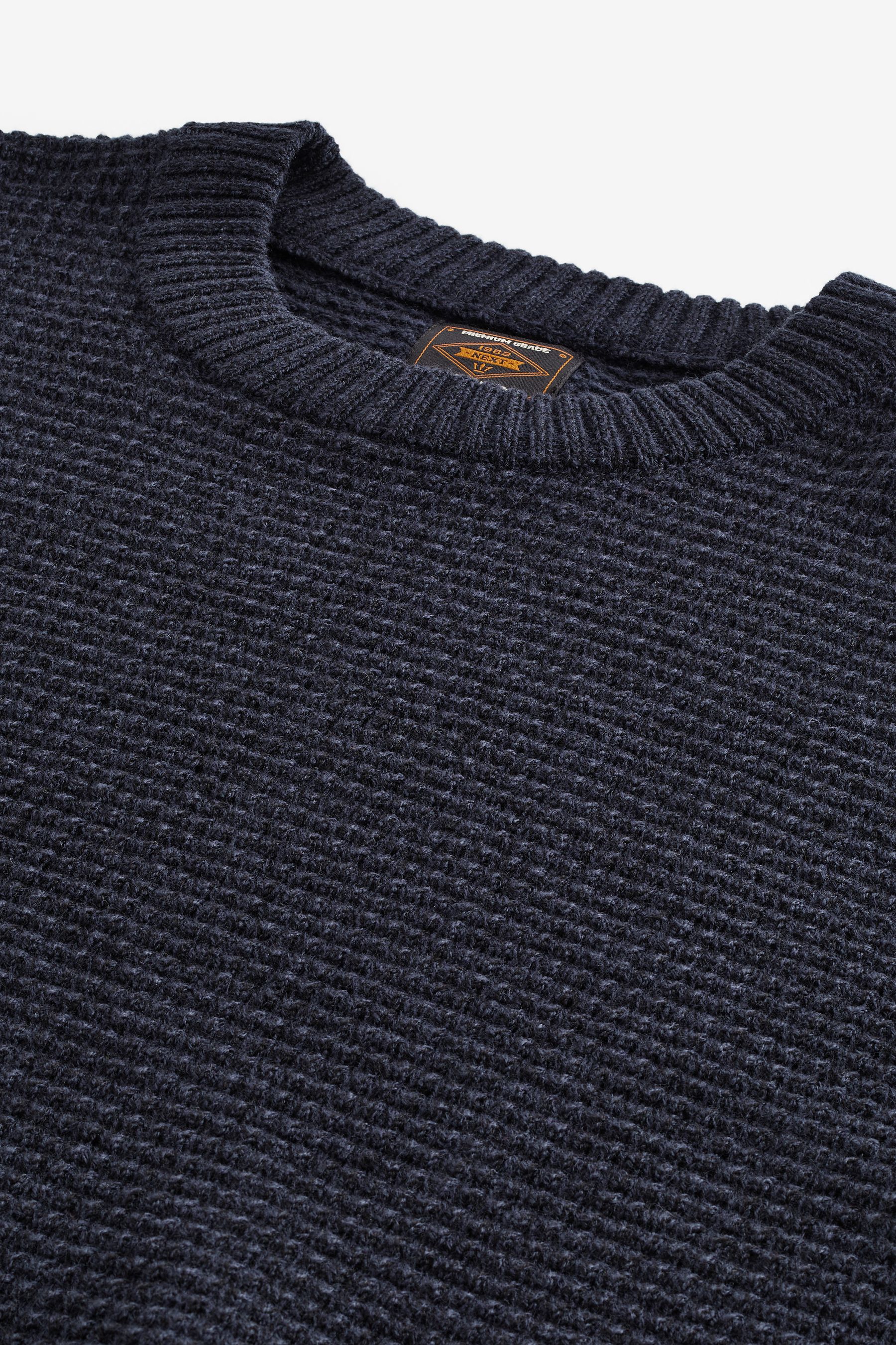 Waffle jumper mens best sale