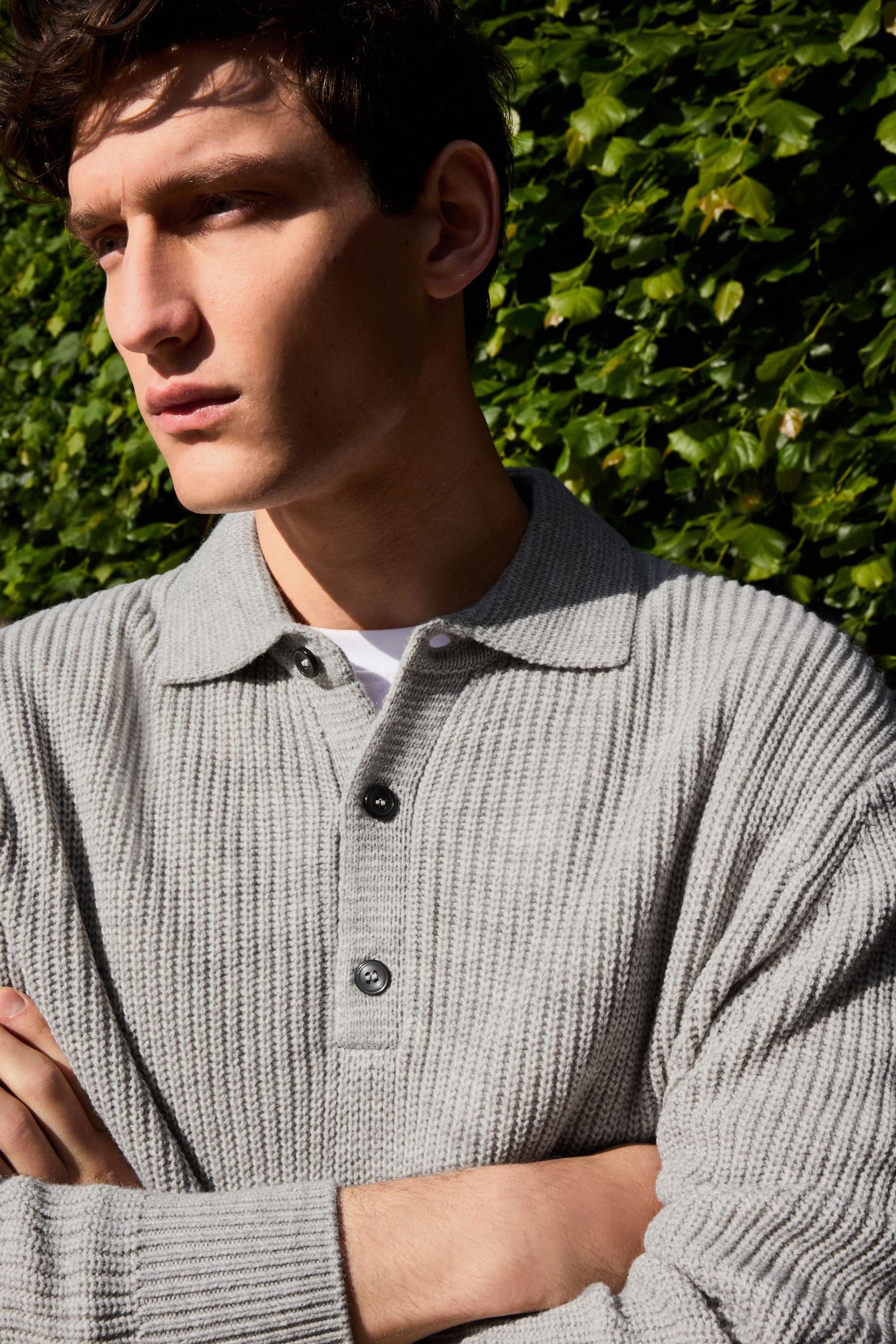 Jumper over polo shirt shop