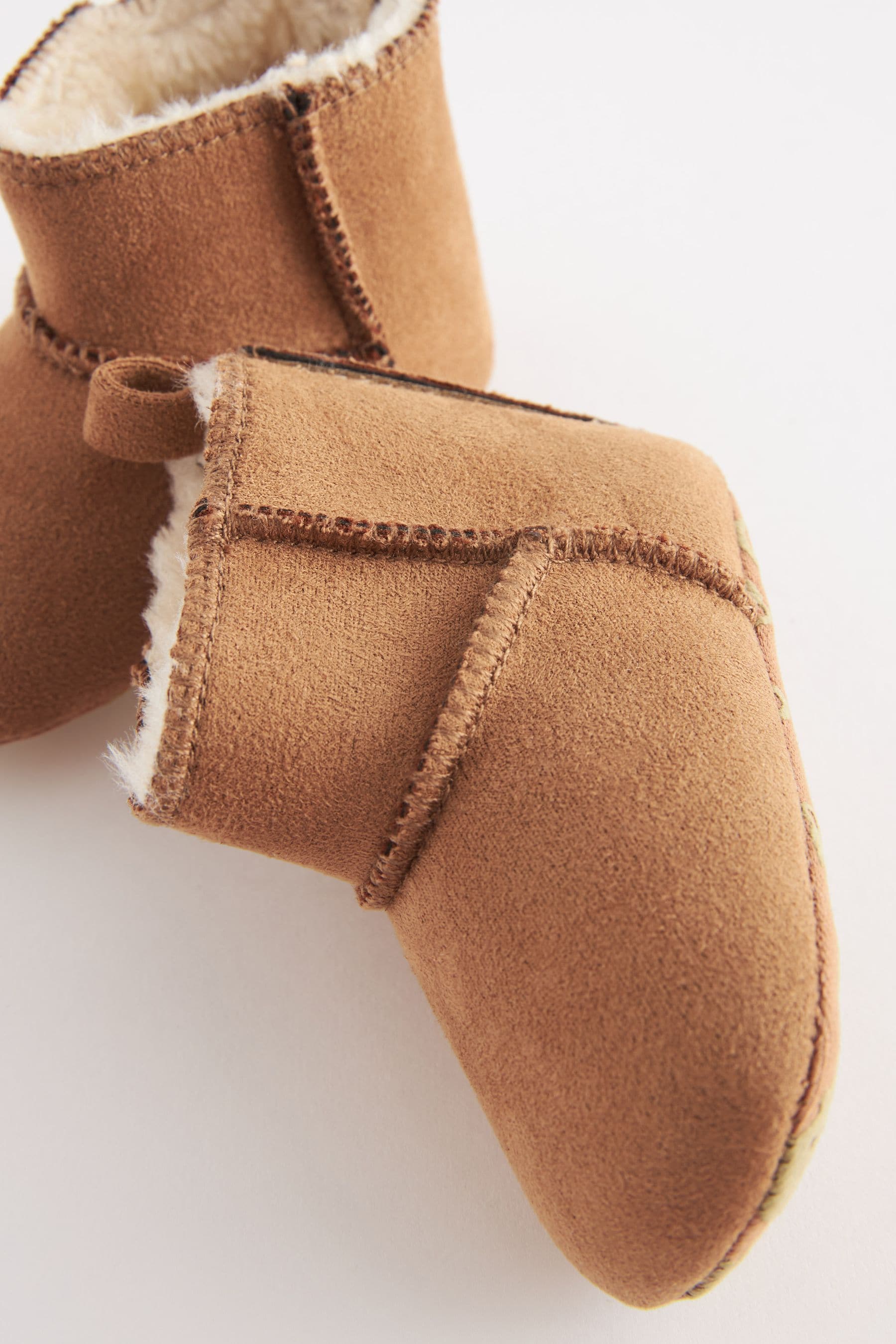 Buy Tan Brown Warm Lined Baby Pram Boots 0 24mths from the Next