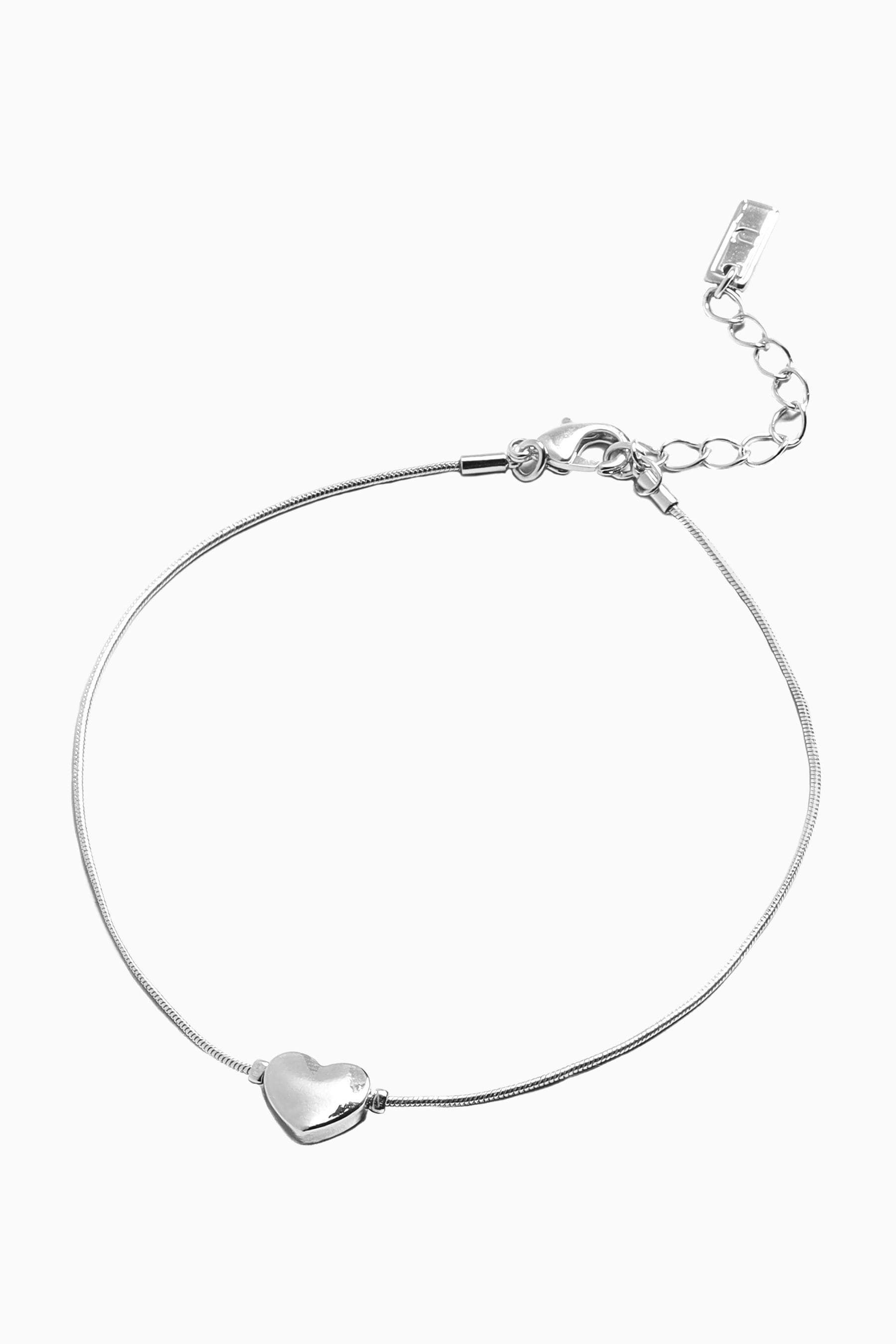 Buy Silver Tone Heart Anklet from the Next UK online shop