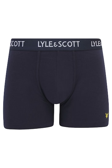 Lyle & Scott Blue Ethan Premium Underwear Trunks 3 Pack