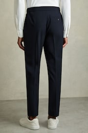 Reiss Navy Found Relaxed Drawstring Trousers - Image 5 of 7