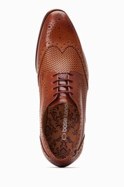 Base London Falcone Lace Up Brogue Shoes - Image 4 of 6