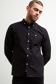 Lyle & Scott Black 100% Cotton Oxford Shirt - Image 1 of 5