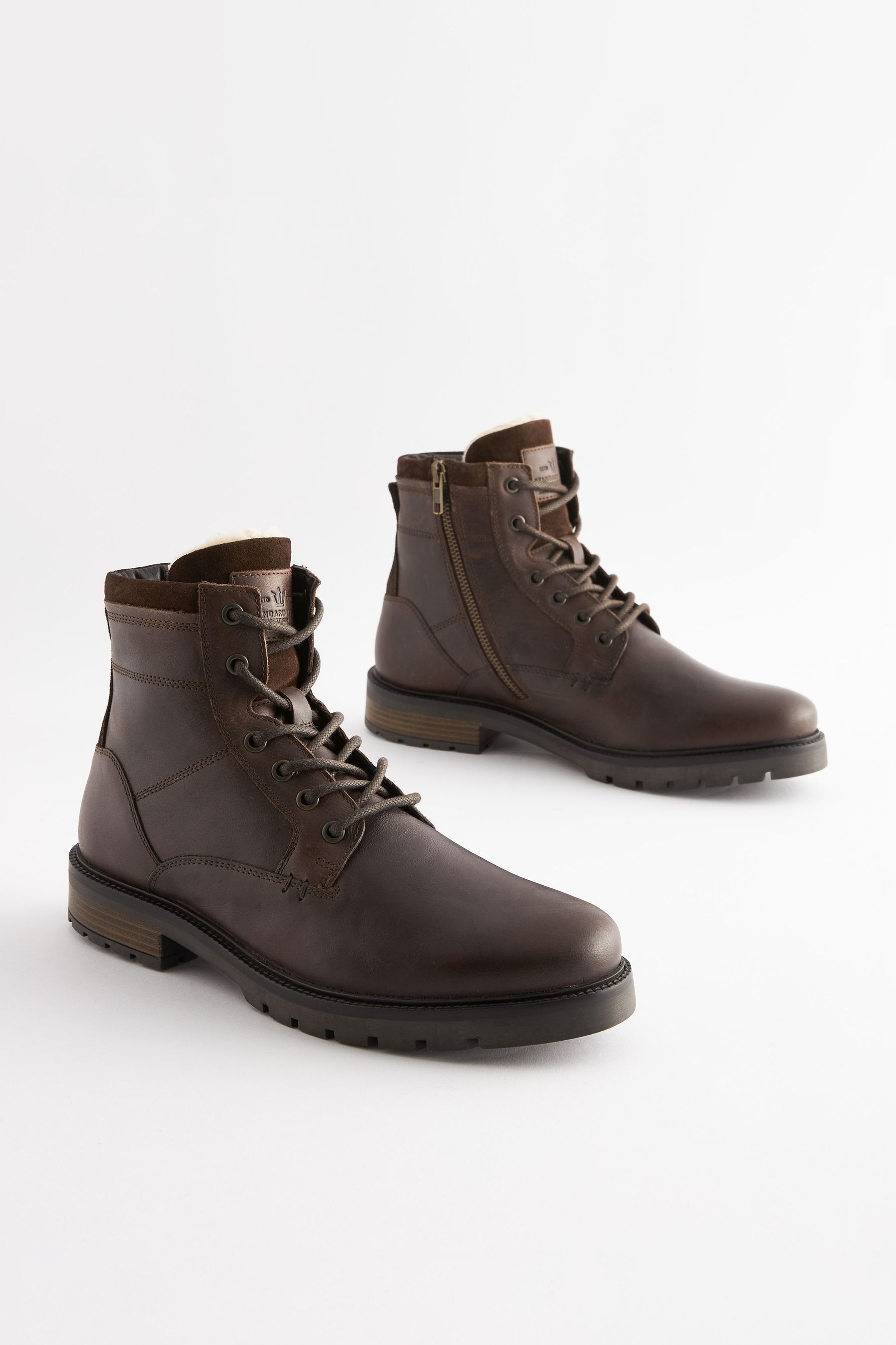 Warm hot sale lined boots