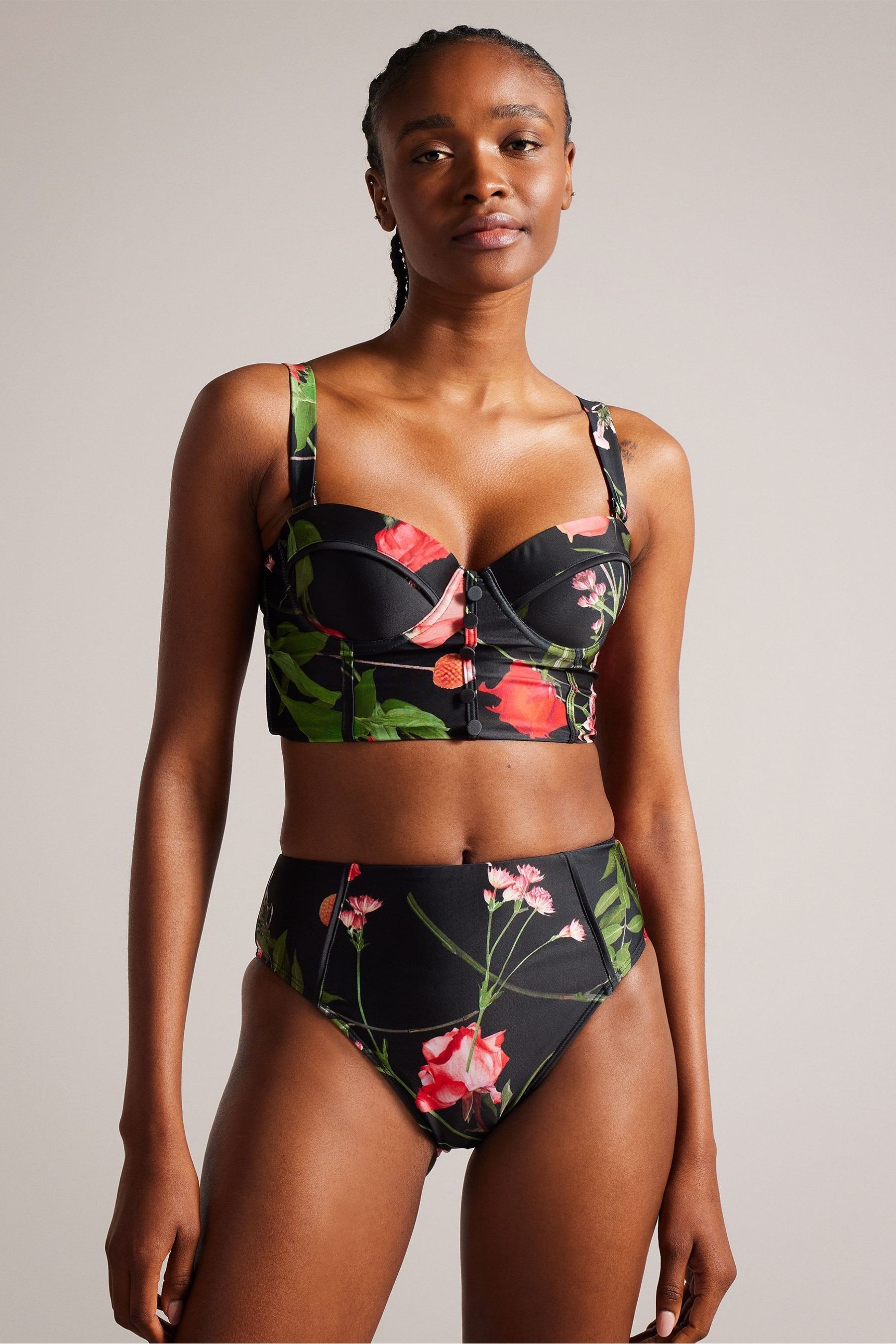 Womens longline bikini top cheap