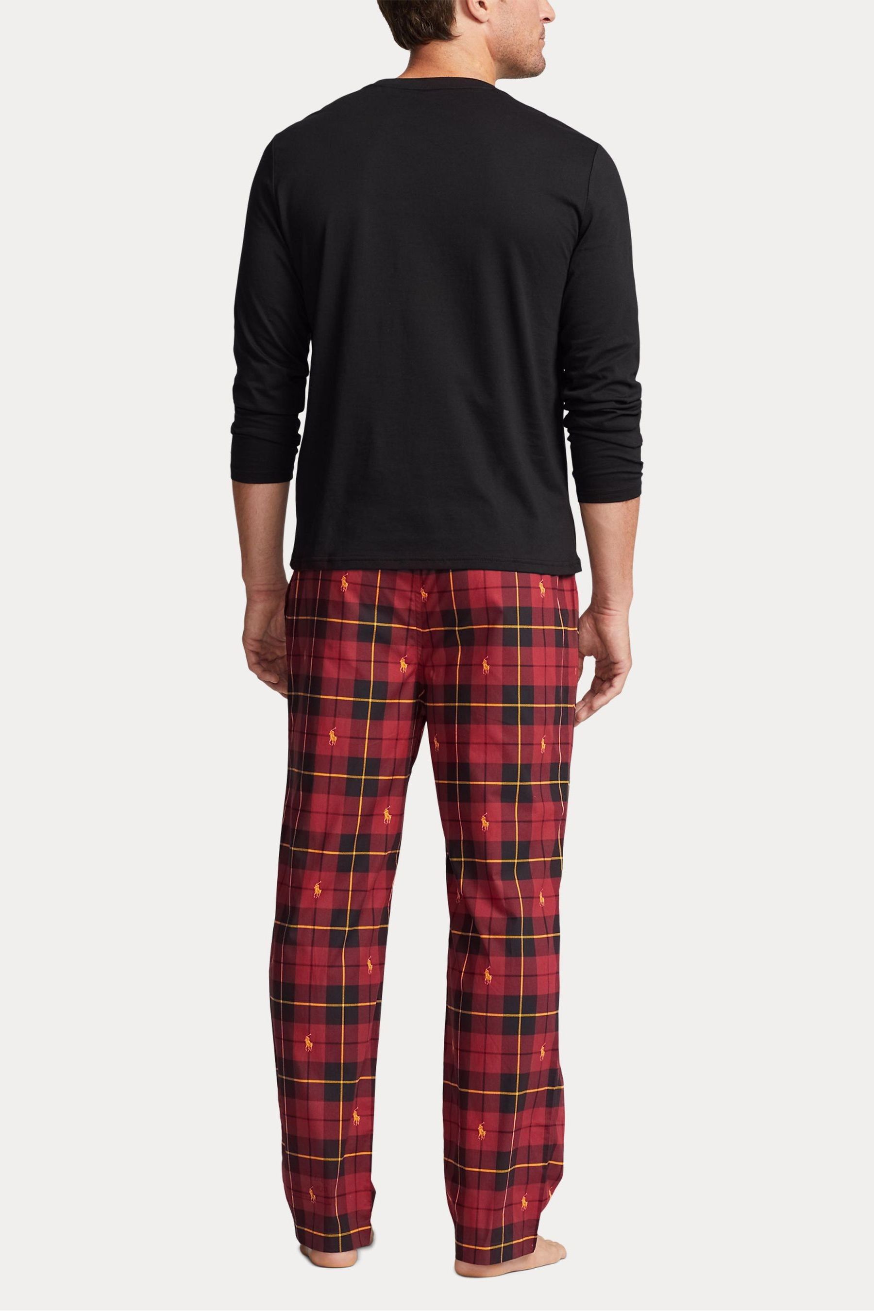 Black polo pajamas new arrivals
