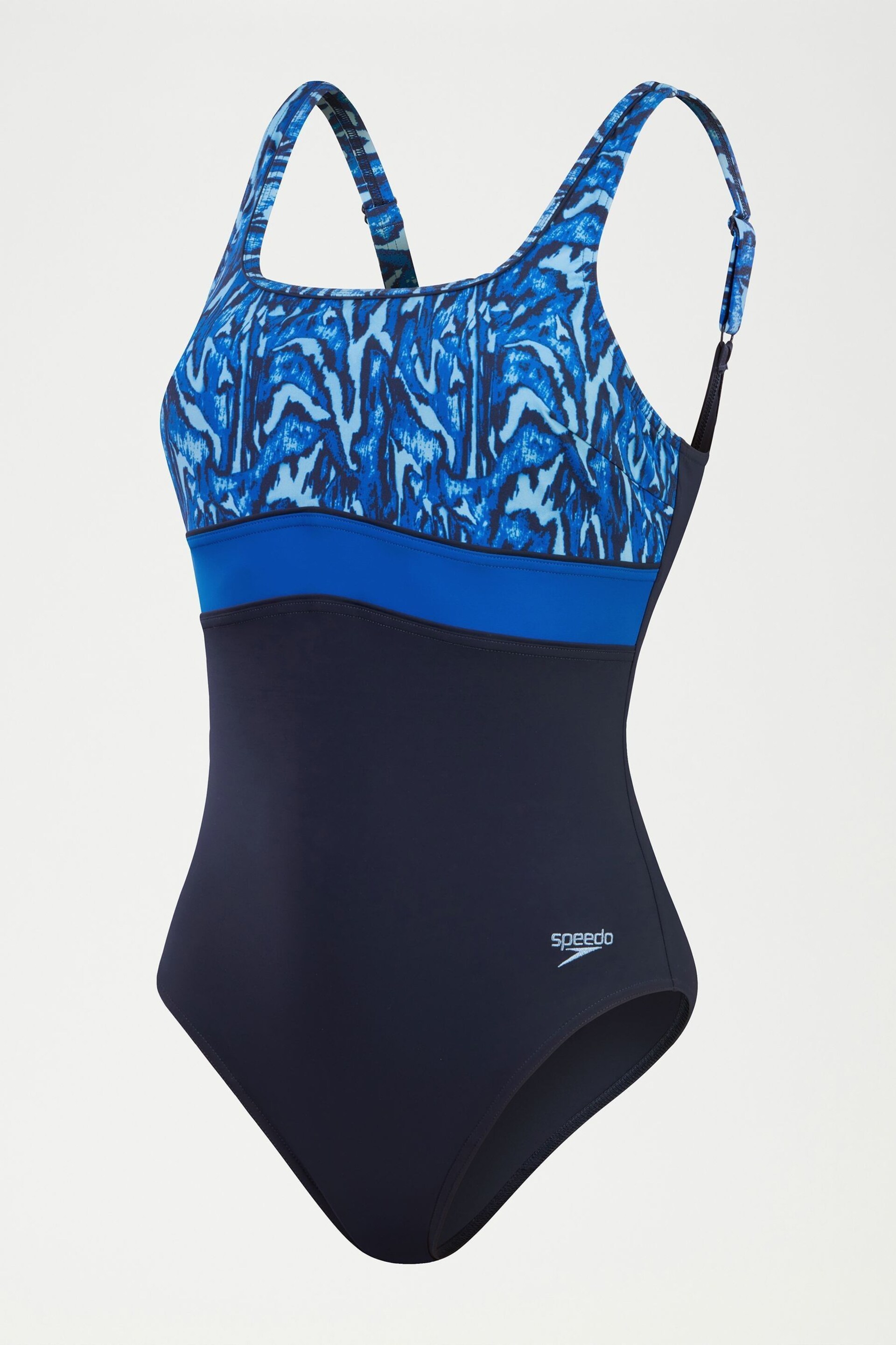 Speedo Womens Blue Shaping ContourEclipse 1 Piece Swimsuit - Image 6 of 6